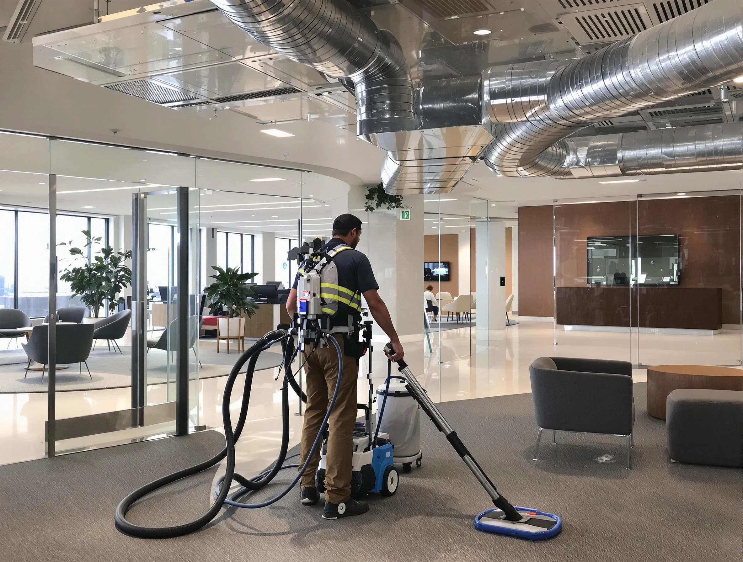 Commercial duct cleaning service by Grantsville Air Duct Cleaning in Grantsville