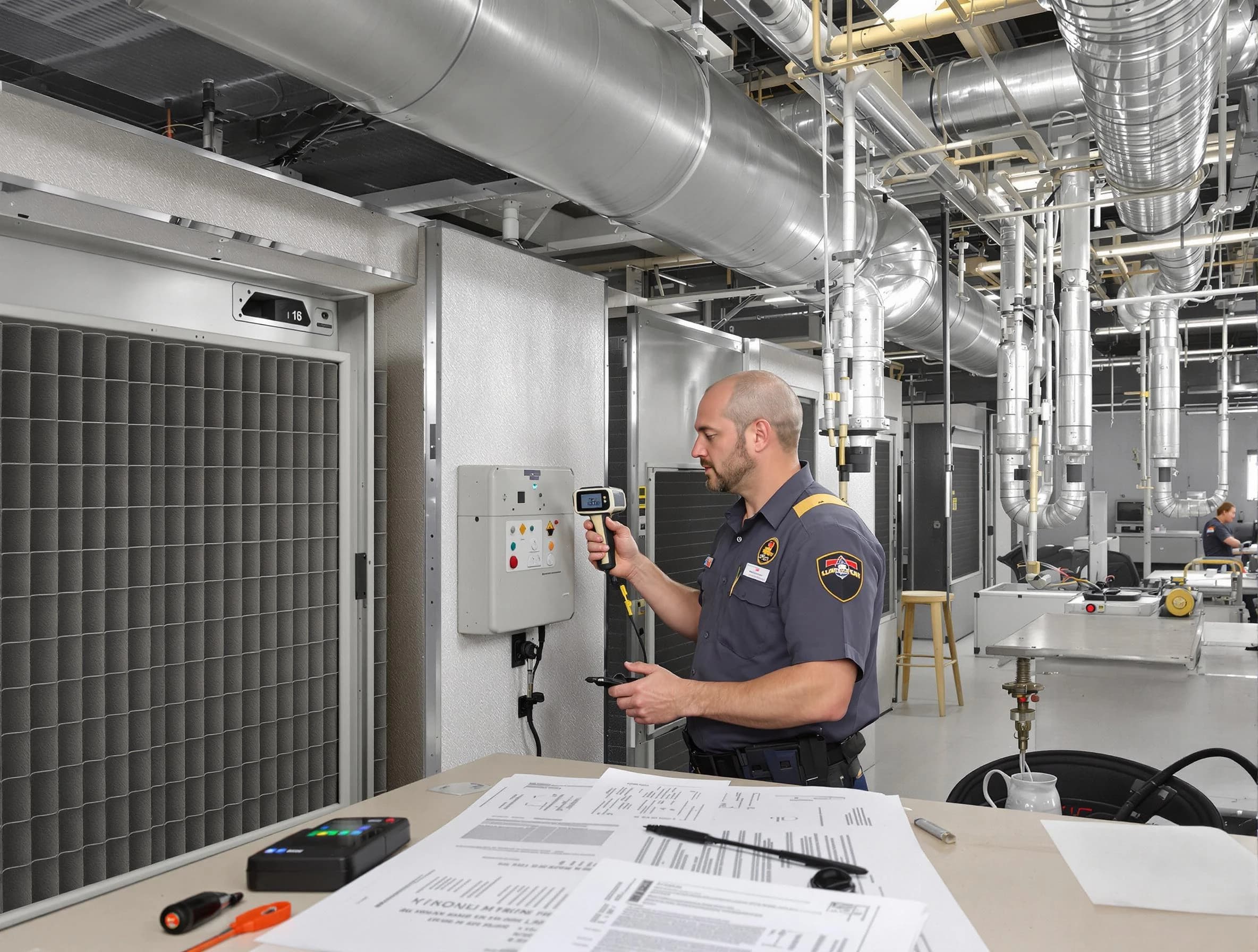 Professional filter system inspection by Grantsville Air Duct Cleaning in Grantsville