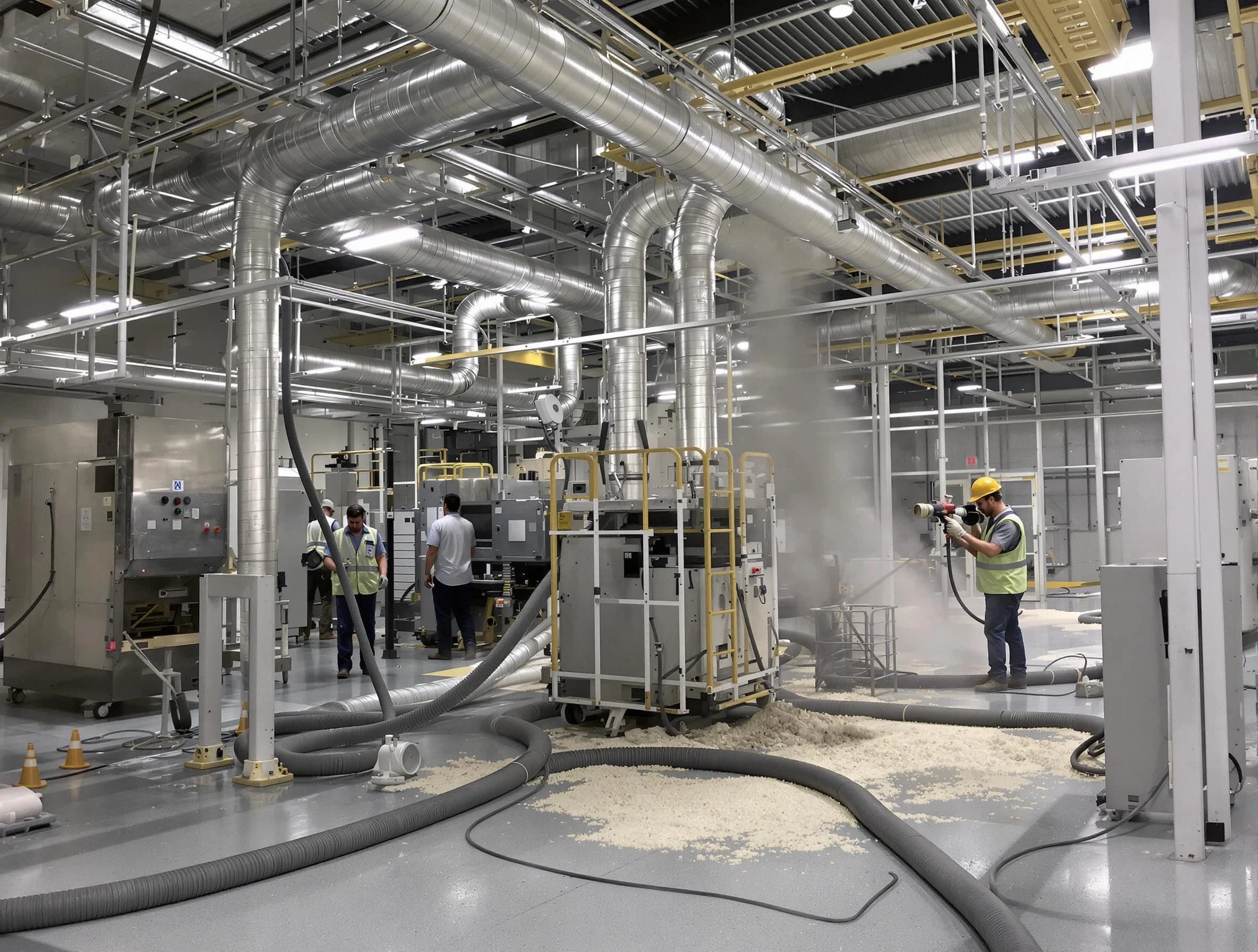 Heavy-duty industrial duct cleaning by Grantsville Air Duct Cleaning in Grantsville