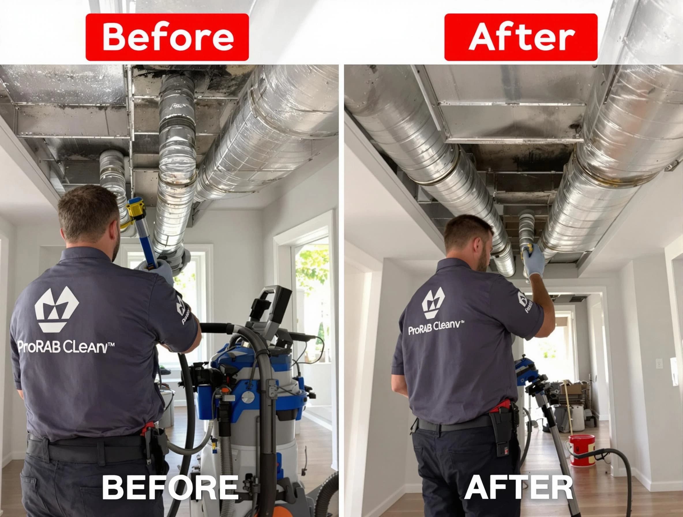 Grantsville Air Duct Cleaning expert performing thorough residential duct cleaning in a Grantsville home