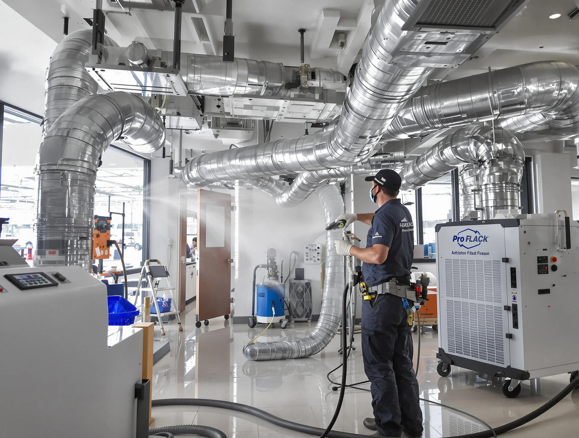 Negative Pressure Air Duct Cleaning in Grantsville